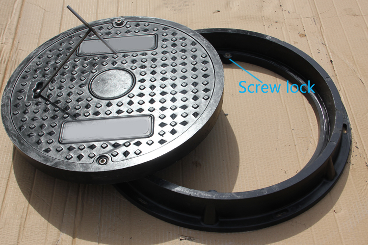 SMC round 500mm A15 manhole cover