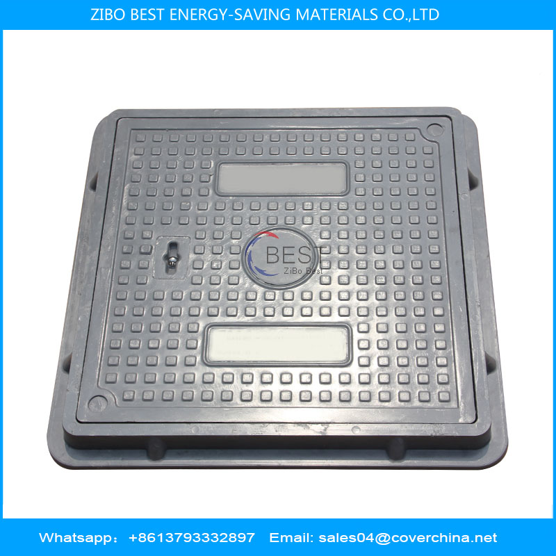 Square 500x500mm C250 SMC Composite Manhole Cover